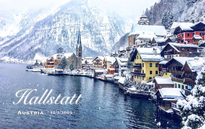 奧地利·哈爾施塔特 Hallstatt | 走進冰天雪地的童話小鎮