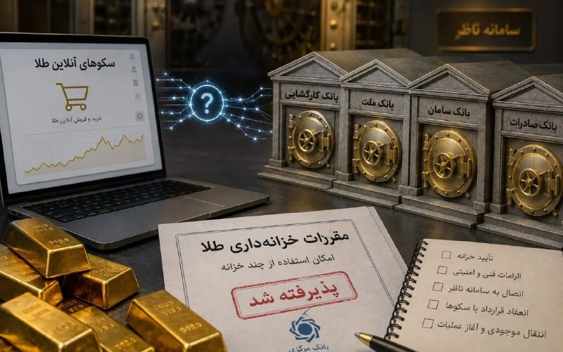 عصربانک | asrebank.ir: 🔴انحصار خزانه بازار آنلاین طلا تمام نشده است🔹بانک مرکزی پس از ماه‌ها اختلاف با پلتفرم‌های آنلاین طلا، سرانجام امکان استف