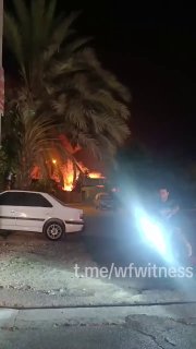 ️🇮🇷🇺🇸 צילומים המציגים את ההשלכות של תקיפה אווירית של ארה"ב על בושהר, איראן.