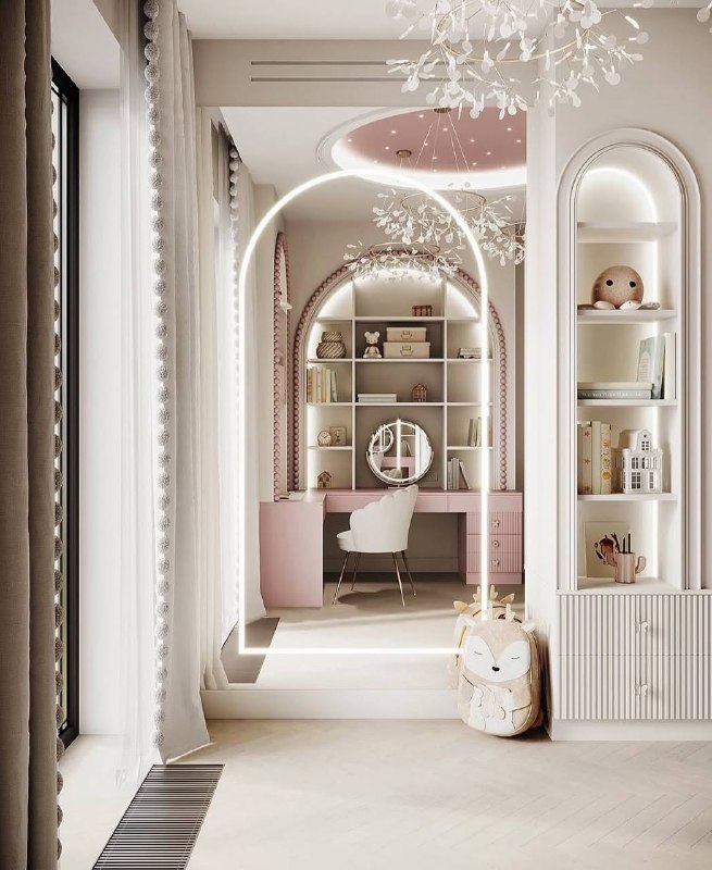 Красивая детская комната для девочки. Как вам дизайн? Нравится? да - , нет - - изображение 4 - красивая, детская, комната