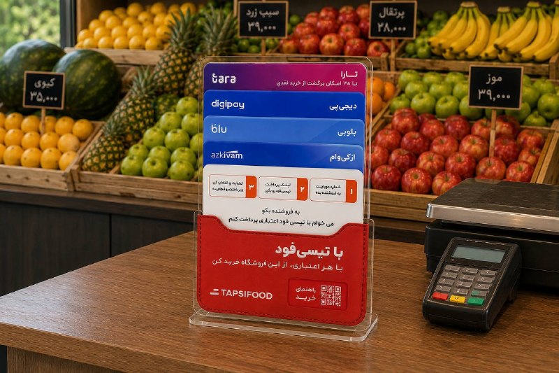 عصربانک | asrebank.ir: 🔴 یک خرید، چند اعتبار؛ تپسیفود خرید حضوری اعتباری را راهاندازی کرد🔹 تپسیفود با راهاندازی امکان خرید حضوری اعتباری بر