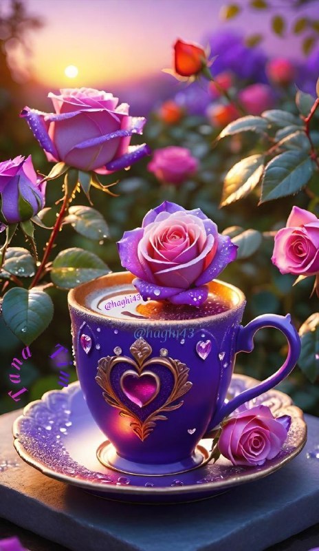 شیک ترین عکس و مطلب: 🎏 امروزتون زیبا🌷🌷در این صبح زیبا براتون آرزو میکنم ❤️دلتون دریایی❤️☕️آرامشتون پایدار❤️شادی هاتون همواره☕️و فاصله تون با 