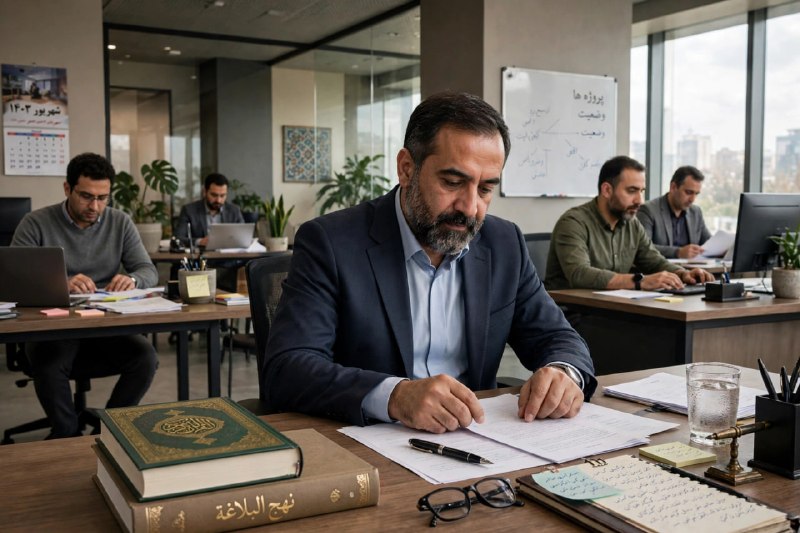 SHIAWAVES اخبار شیعه: راهبرد علوی در مواجهه با تنشهای شغلی؛ مهار خشم و سعهصدر در محیط کار بر پایه آموزههای حکمت ۳۹ نهجالبلاغه امیرالمؤمنین
