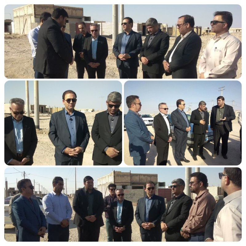 طبسیا 🌴: بررسی میدانی روند اجرای نهضت ملی مسکن در طبس✅به گزارش روابط عمومی معاونت استانداری و فرمانداری ویژه شهرستان طبس، صبح امر