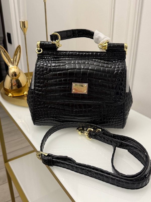 Dolce Gabbana Dolce & Gabbana Sicily Croco Black, фото 6