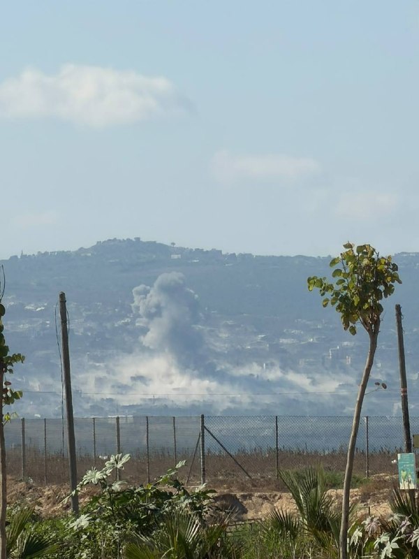 הפצצה ישראלית בעיירה מנצורי