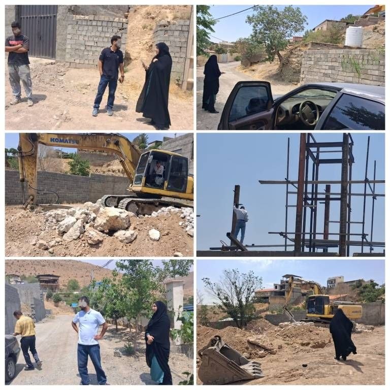 پایگاه خبری صبح پردیس: 🔺نظارت میدانی و بیوقفه بخشدار مرکزی پردیس بر ساختوسازهای روستایی در روز تعطیل🔹جمالی، بخشدار مرکزی پردیس روند ساختوساز