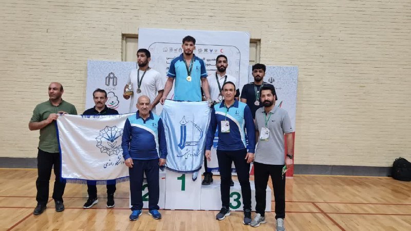پایگاه اطلاع رسانی ورزش دانشگاه فردوسی مشهد: 🤼♂️🥇تنها طلای کاروان اعزامی دانشگاه فردوسی مشهد توسط مجید باقری ضرب شد 🥇🤼♂️🖇 روابطعمومی مدیریت تربیتبدنی و دانشکده ع