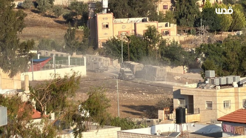 כוחות הכיבוש ממשיכים להסתער על סביבת ביתה של משפחתו של ההרוג שייח פארוק רמדאן בכפר טל.
