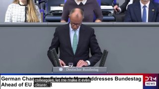 German Chancellor Merz: We will no longer stand idly by as other countries hurt our economy with high subsidies, artificial currency devaluation, overcapacity and aggressive pricing. Anyone looking for a commercial dispute with us will find that we are now defending ourselves, with appropriate responses.