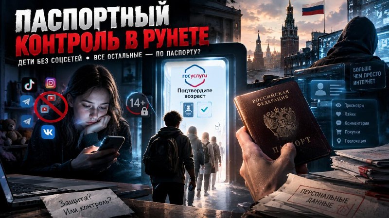 ‼ ‼ ‼ ‼ ביקורת דרכונים ב-RuNet: מדוע רשתות חברתיות נלקחות מילדים ולמה זה ישפיע על כולם כלי התקשורת דיווחו כ…