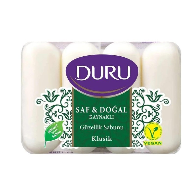 Duru Saf Doğal Klasik Sabun, 70 Gr x 4