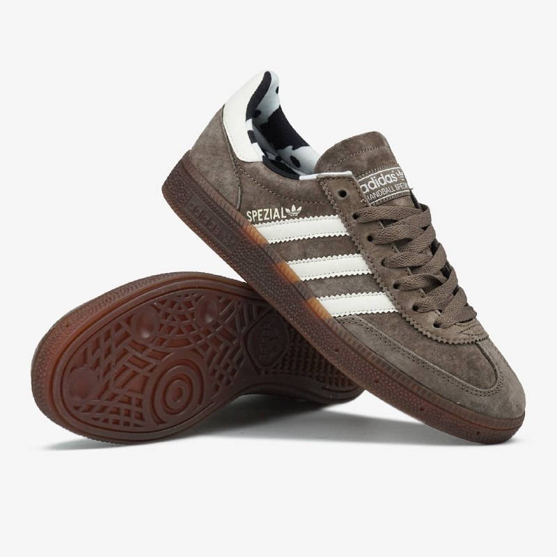 Adidas Adidas Handball Spezial Brown White Cow Print, фото 2