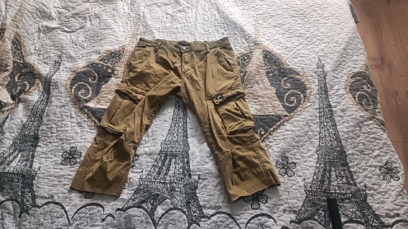Отдам штаны, 3/4, карманы ,талия 88 см — фото 1