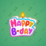 B-Day Candle #32