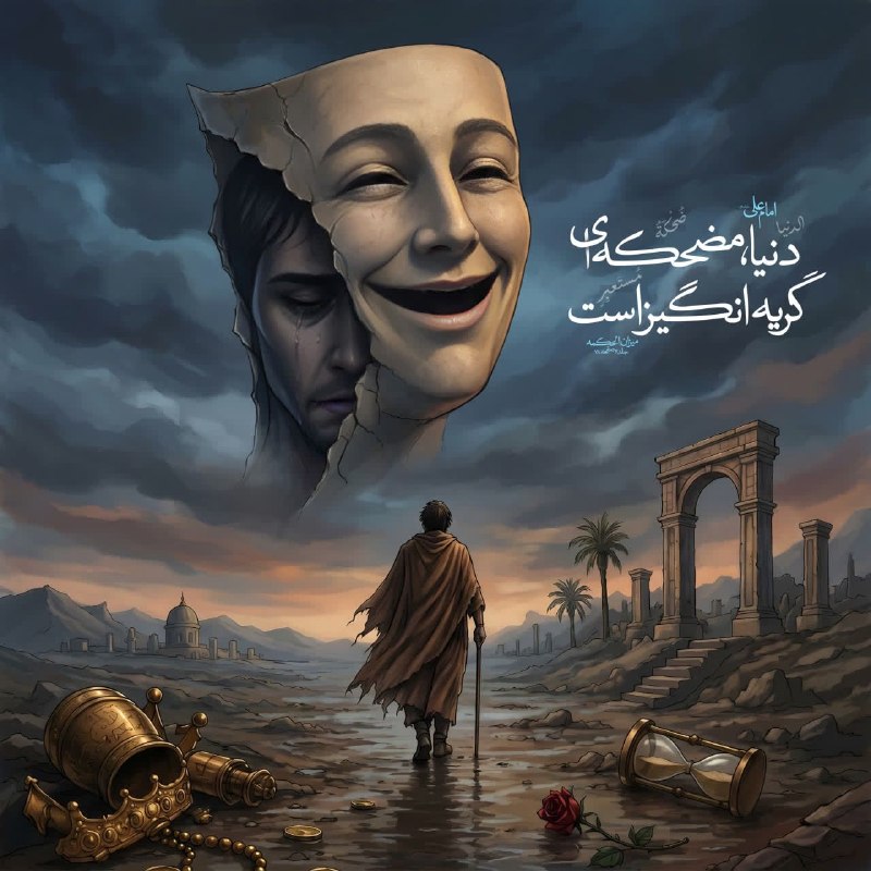 اصولگرا نیوز 🇮🇷: امام على عليه السلام: الدنيا ضُحْكَةُ مُستَعبِرٍ دنيا، مضحكه اى گريه انگيز استميزان الحكمه جلد4 صفحه78🆔 @hadisgraph