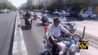 🎥 Exercise of 40,000 Janfada motorcyclists at Valiaser intersection in Tehran