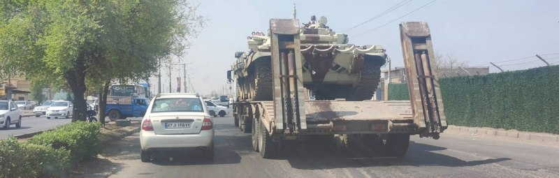 🚨 תנועה של טנקי משטר בעבאדן כרגע