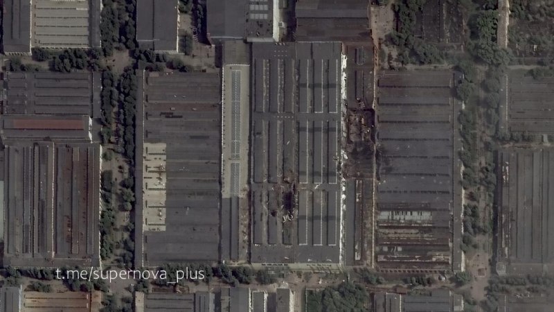 ❗️Two FP-5 Flamingo missiles struck RKC Progress in Samara on August 15, heavily damaging Building 106A, Exilenova+ reports.
