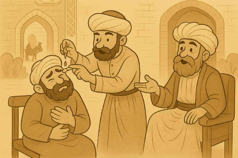 خراسان آنلاین: حکایت مردی که پیش دامپزشک رفتمردی چشم‌درد گرفت؛ اما برای درمان پیش دامپزشک رفت. دامپزشک هم دارویی را که برای درمان چشم ا
