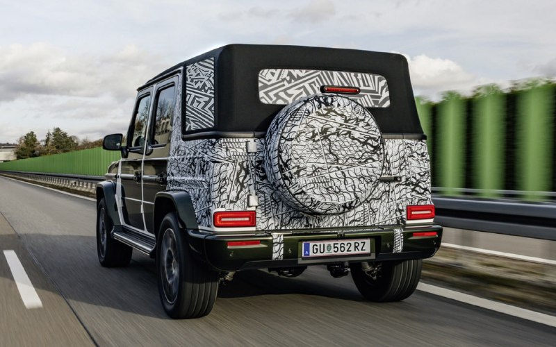 Mercedes-Benz вывел на тесты новый G-Class Cabriolet 2