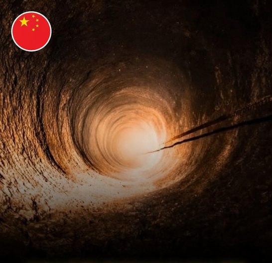 China has successfully drilled an ultra-deep borehole called Shenditake 1 in the Taklamakan Desert, reaching a depth of 10,910 meters (approximately 11 km).