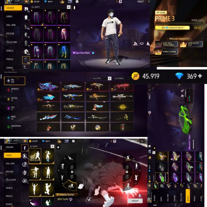 دنیای اکانت فری فایر freefire: 1️⃣ کد : 37357💪 لول اکانت : 62🌍 سرور: خاور میانه💰 قیمت : 4800🔫 دارایی اکانت : ۵ تا لولی داره اسکین مشت مکس اکس ام هشت ۴