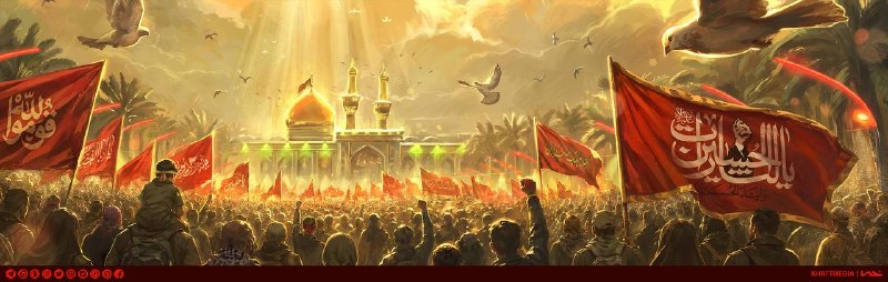 خانه‌ی طراحان انقلاب اسلامی: #دیوارنگاره | فریاد خون خواهی !◽️یالثارات الحسین(ع) و ابناء الحسین ▫️مجری طرح: استودیو سه در چهار⬇️دریافت نسخه‌ی باکیفیت