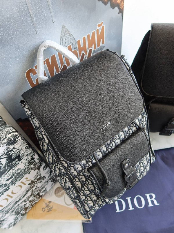 Dior Рюкзак Christian Dior Saddle Backpack With Flap, фото 3