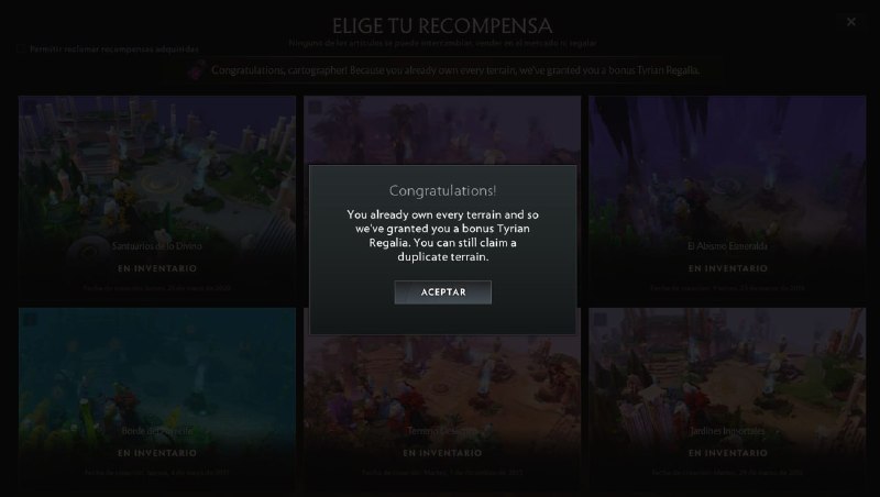 Dota2 Live: اگه همه مپ هارو داشته باشید بهتون یه ترژر ایمورتال بنفش جایزه میده :| (همزمان هم میتونید یه مپ رو برای بار دوم بگیرید)