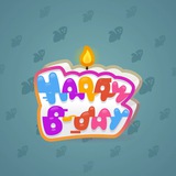 B-Day Candle #43