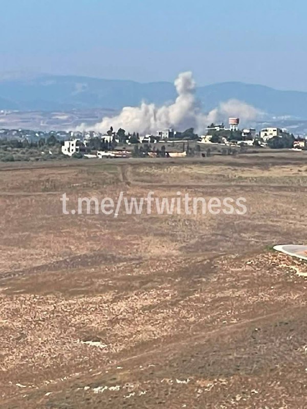 ️🇱🇧🇮🇱 פיצוץ ישראלי כוון לעבר העיירה הלבנונית הכבושה זאוטאר אל שרקיה (אזור טייסים).
