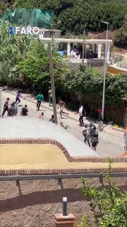 🇲🇦🇪🇸 המרוקאים המעטים (ביחס ליום שישי) שנותרו בסאוטה ממשיכים להילחם אחד נגד השני. למרבה האירוניה, הצילומ…