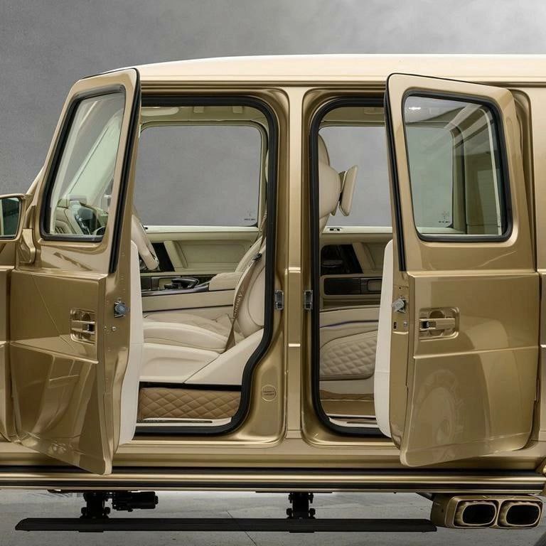 MANSORY ПРЕВРАЩАЕТ G-CLASS В ЗОЛОТОЙ СЛИТОК НА КОЛЕСАХ 5