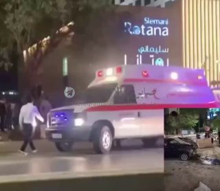 תאונת דרכים מחרידה מול מלון רוטנה בנפת סולימניה, נהרגו שני בני אדם כאגרה ראשונית.