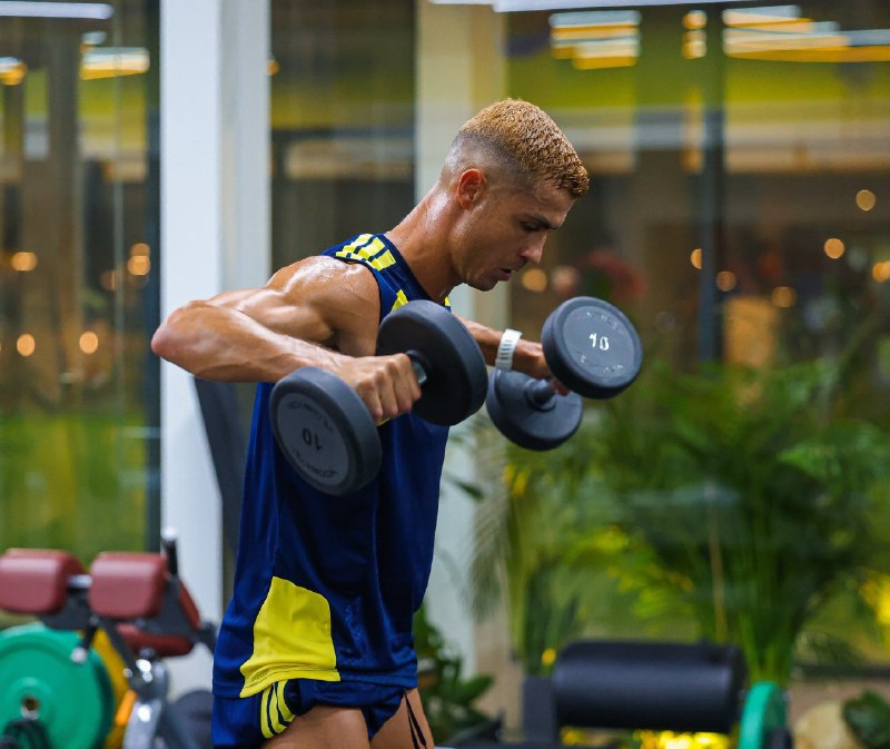 RONALDO IR: حضرت عشق تو تمرینات النصر ❤️🔥