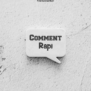Telegram profile photo for Comment Rapi