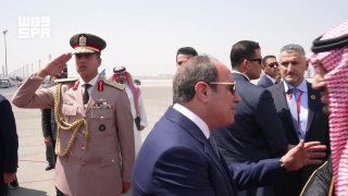 🇪🇬🇸🇦️ - Saudi Crown Prince Mohammed bin Salman arrived in Cairo, Egypt, where he was received by Egyptian President al-Sisi upon his arrival.
