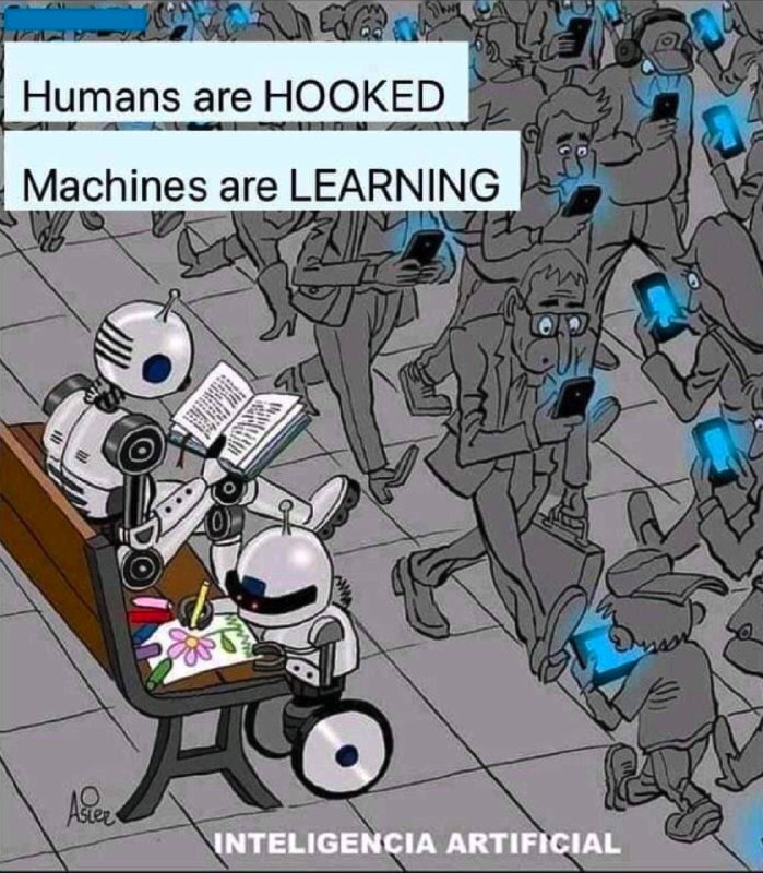 人类在沉迷机器在学习