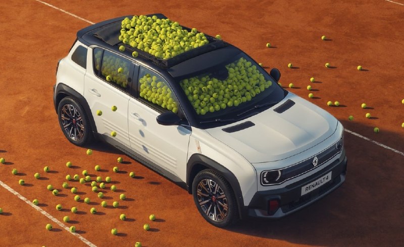Новый Renault 4 получил теннисную версию