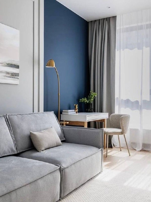 Тёмно-синий это цвет уверенности, спокойствия и интеллекта. Он не кричит, а завораживает. Добавь его в интерьер и даже самое простое пространство з... - изображение 6 - тем, кто, спокойствия