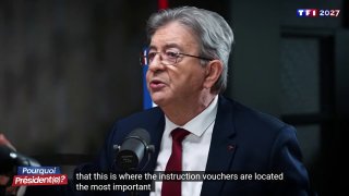 המועמד לנשיאות צרפת ז'אן-לוק מלנשון: