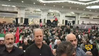 🔸 נוכחותם של כיתות שונות של אנשים בטקס ההנצחה של האימאם מוג'אהיד שנהרג במסגד של האימאם חומייני (ר"ע)