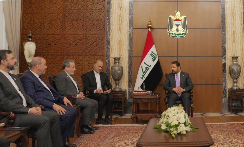 📸 🎥 The meeting of Seyed Abbas Iraqichi, Minister of Foreign Affairs of the Islamic Republic of Iran, and Ali Falah Al-Zaidi, Prime Minister of Iraq, on the sidelines of the meeting of Foreign Ministers of the Organization of Islamic Cooperation in Baghdad.