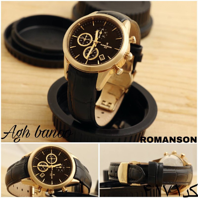 « فروشگاه بزرگ ساعت آق بانو »: ⌚️رومانسون زنانه ⌚️♦️کد۴۱۷۱♦️سه موتوره فعال♦️دارای روز شمار♦️کیفیت عالی♦️موتور میوتا ژاپن♦️بند چرم ، رنگ ثابت♦️یک سال ضم