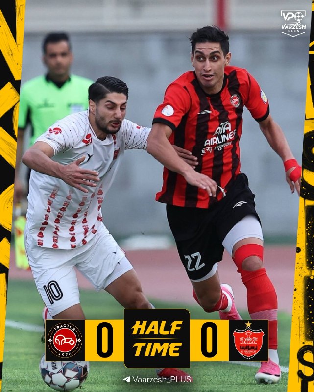 Varzesh+plus | ورزش پلاس: 🤩🤩🤩🤩🤩 هفته سوم لیگ برتر خلیج فارس🤩 تراکتور 😃🆚😃 پرسپولیس 🤩▶️ @LiveScore_plus⚡ @Varzesh_Plus