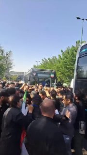 🔴 סרדאר והידי, מפקד משמרות המהפכה, הגיע באופנוע