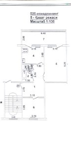 2-room apartment, 68 m²