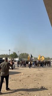 זרם גדול של אנשים מנפת בביל בפאלקה אל-מוסאיאב, דוחה את החזרת הטרור והחממות שלו לאל-מוסייאב