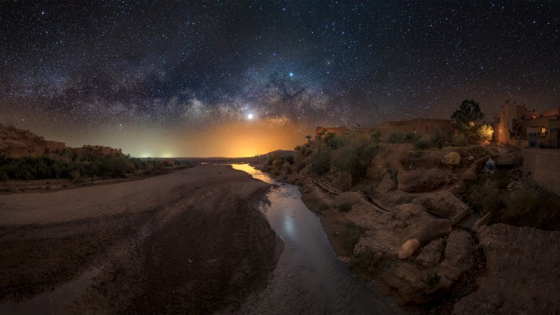 Cosmic views over earthly huesMilky Way, Aït Benhaddou, Morocco (© Cavan Images/Getty Images)